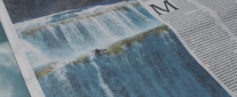 Volkskrant – watervallen waar je je rug kunt breken
